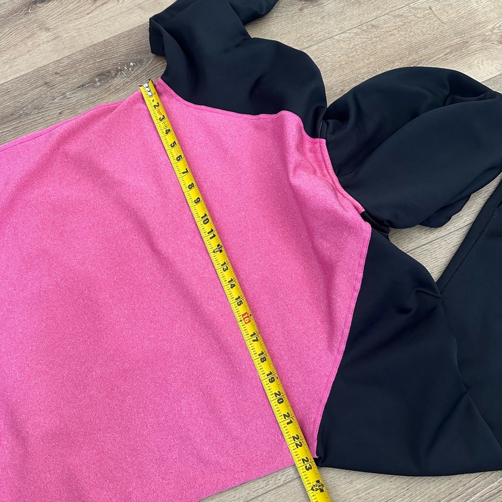 Nike Logo Therma-Fit Pink and Black Hoodie XL - Picture 7 of 8